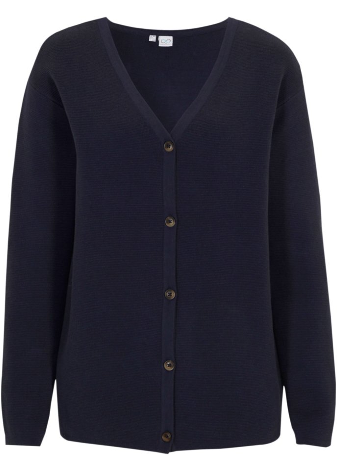 Essential Milano Rib Strickjacke