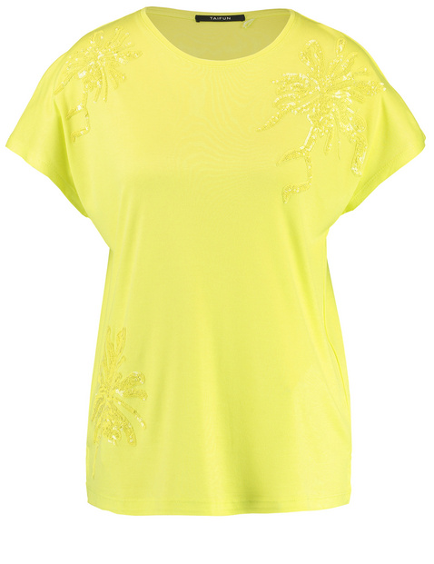 T-Shirt mit Pailletten-Dekor