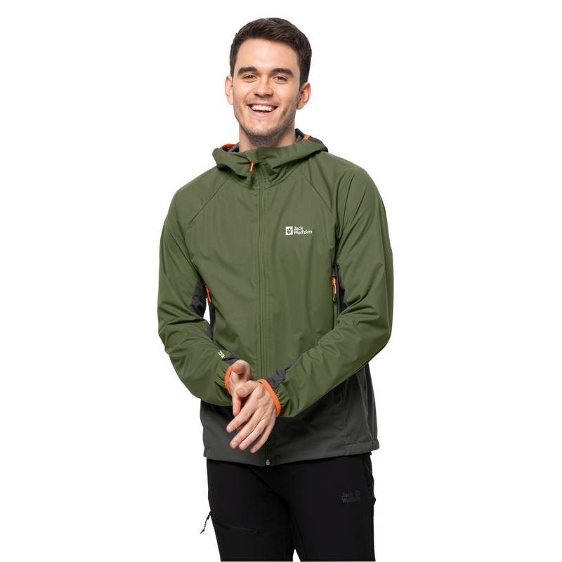 Jack Wolfskin EAGLE PEAK II HOODY M Softshelljacke Herren