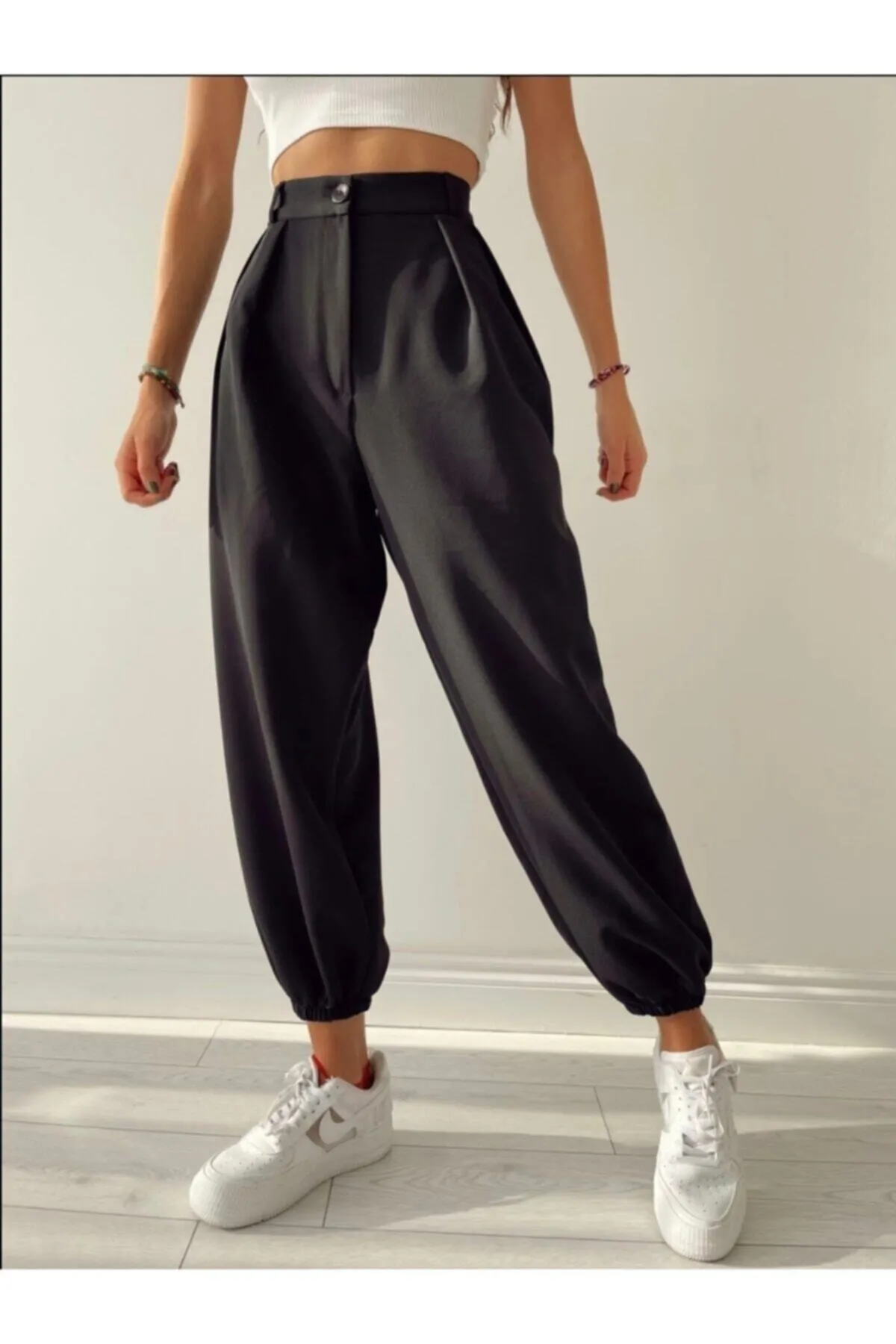Afiş Butik  Schwarze Jogger-Shalwar-Hose