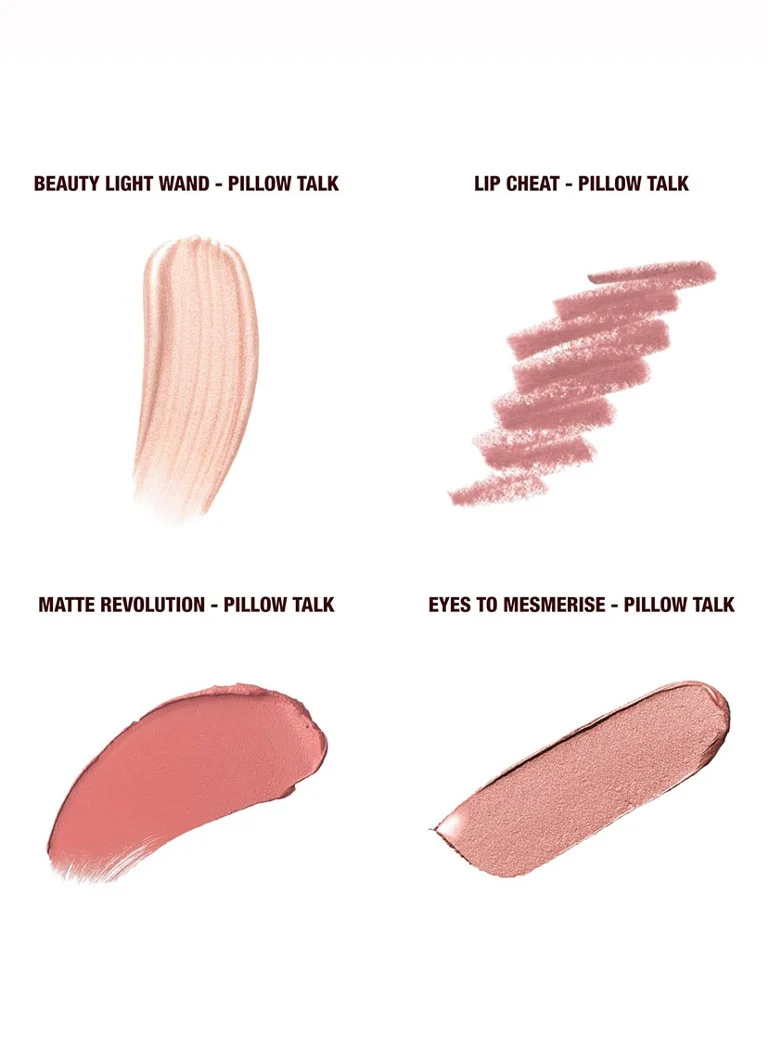 Set de machiaj portabil Charlotte Tilbury Pillow Talk Icons - Ediție limitată