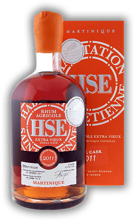 HSE Saint - Etienne Rhum Small Cask 2011/2019 HSE Saint - Etienne Rhum Small Cask 2011/2019  Alter 11/19 - 0,5	 Liter - Vol 46%