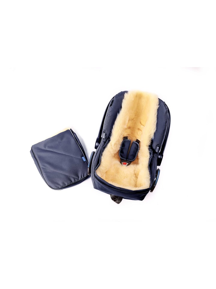 Hofbrucker Lammfell Fußsack Maxi für Babyschale in Navy Blue günstig kaufen onesize