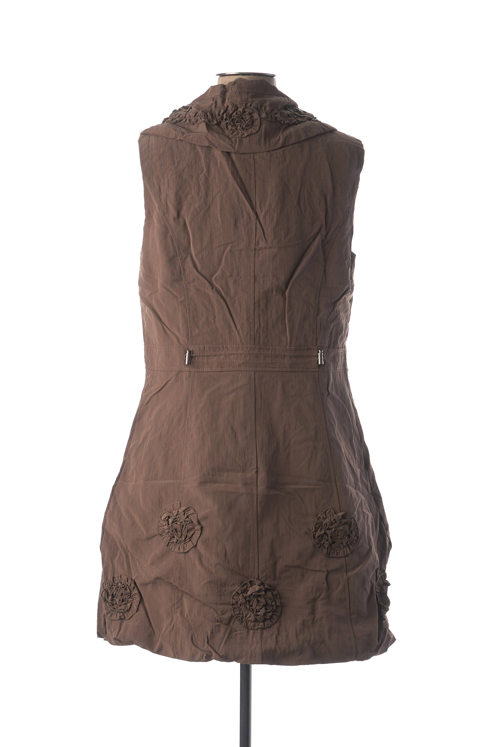 Glamz Tuniquesansmanche Femme couleur marron