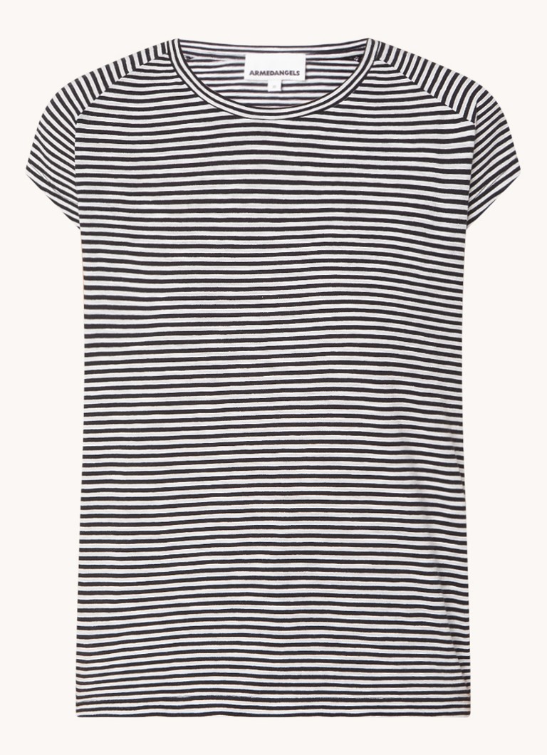 T-shirt Oneliaa in cotone biologico di ARMEDANGELS con stampa a righe