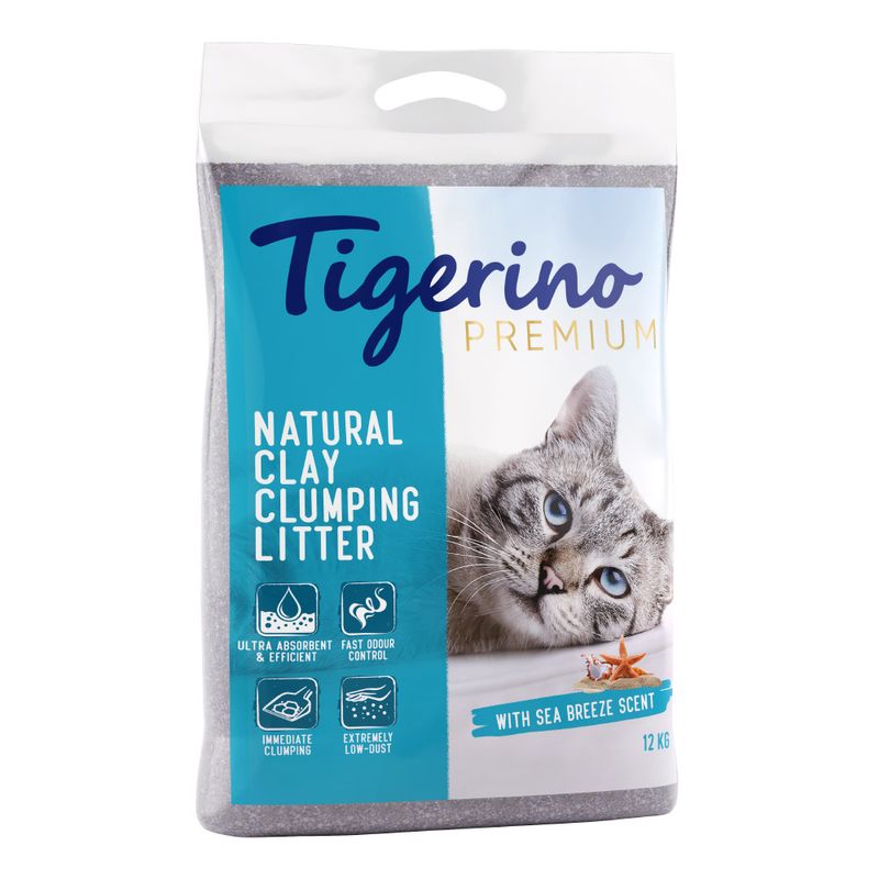 Tigerino Premium Katzenstreu - Meeresbrise-Duft