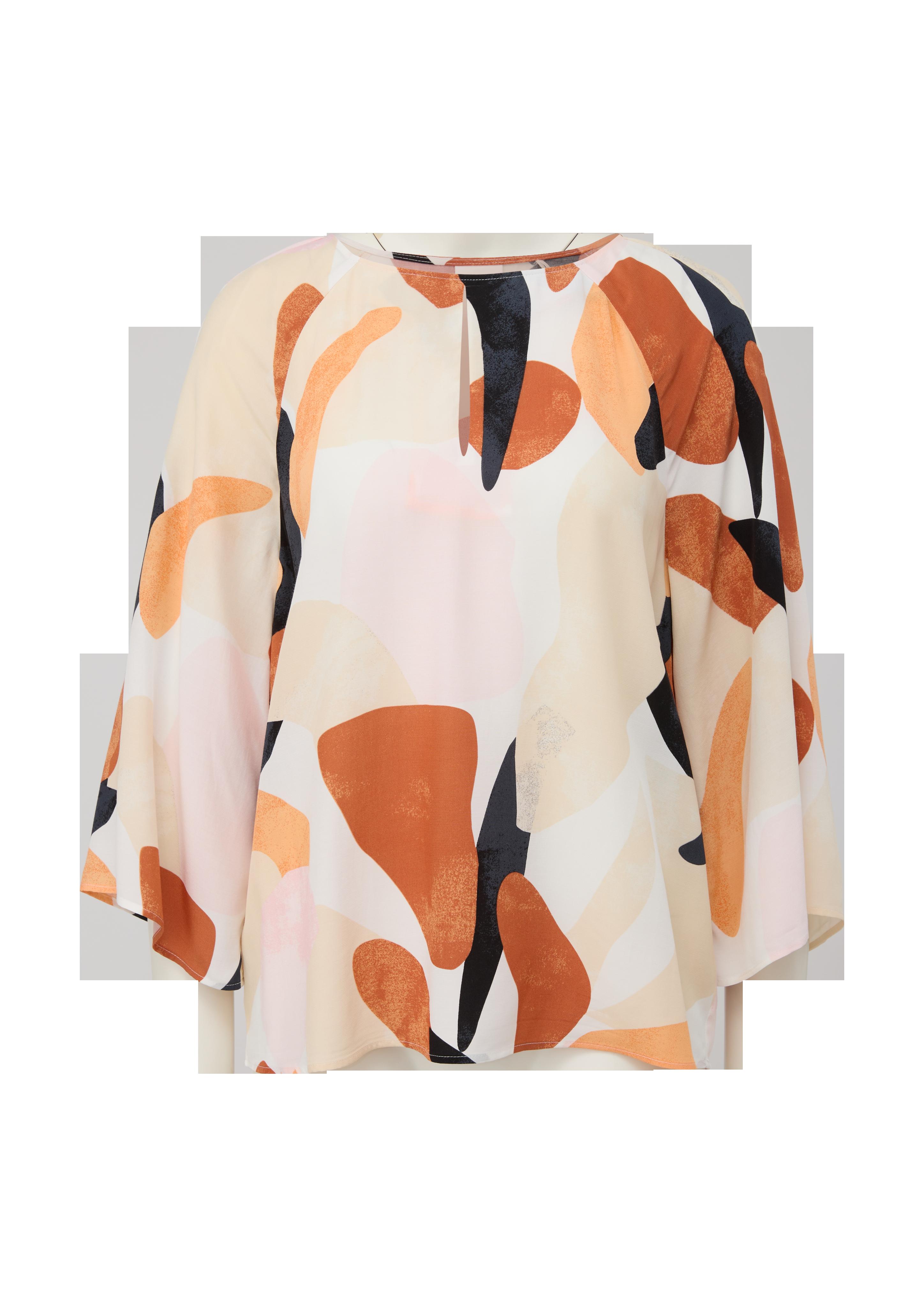 Viskosebluse mit Crêpestruktur  2132036-02A1