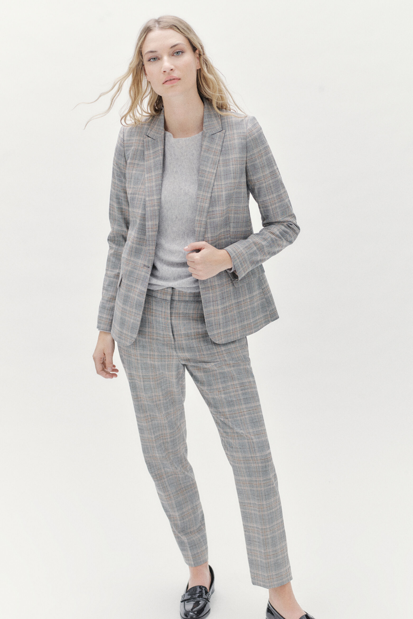 pantalon sidiki gris femme