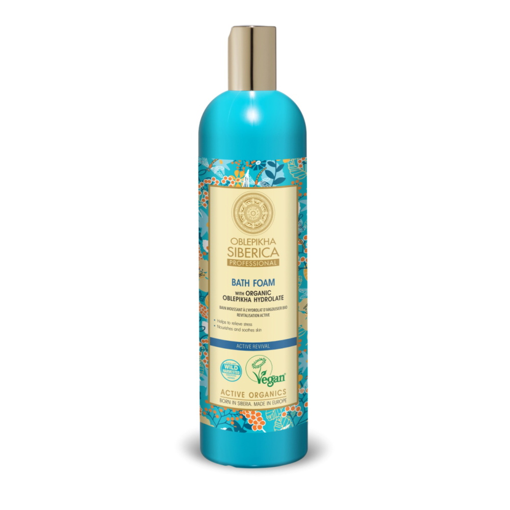 Natura Sibérica Bain Moussant à l’Argousier Force & Vitalité Soin Corps Bain