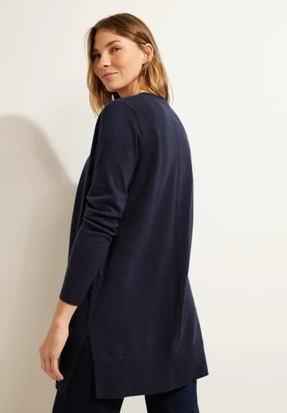 CECIL Cosy Melange Strickjacke