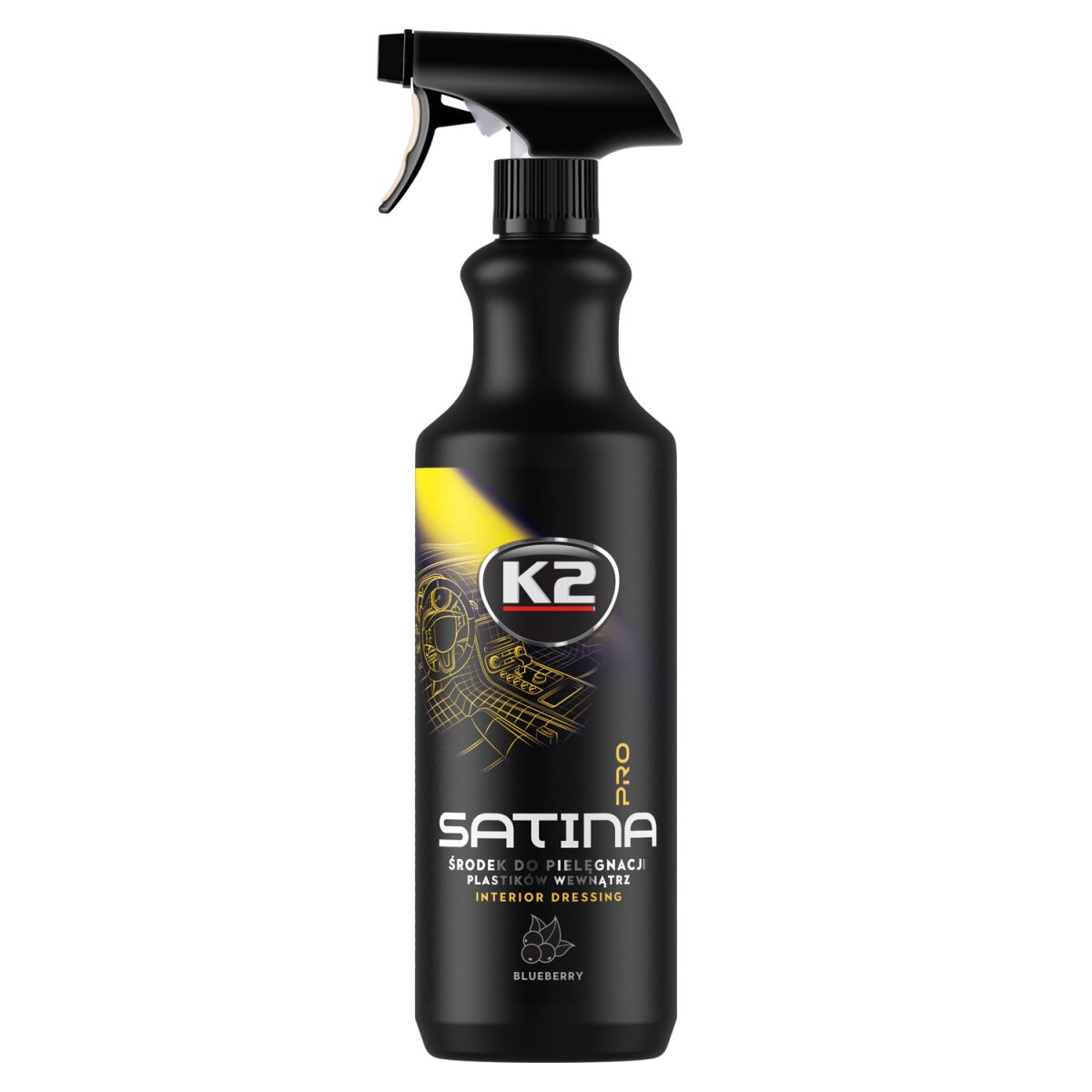 K2 PRO Satina Pro Interior Dressing Cockpitpflege 1L Blueberry