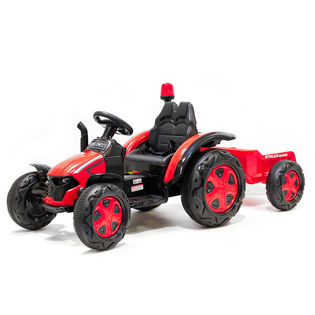 Kinder Elektro Traktor 2X30W 12V 7Ah 2.4G RC inkl Anhänger