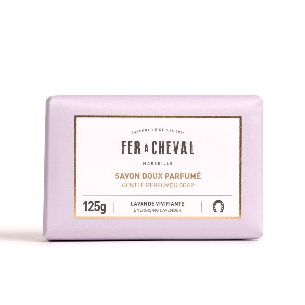fer à cheval SAVON DOUX PARFUME - LAVANDE VIVIFIANTE125G Savon Solide