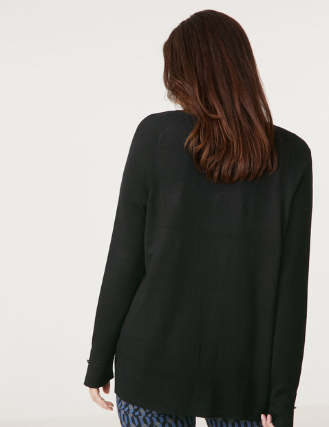 Offener Cardigan aus Feinstrick