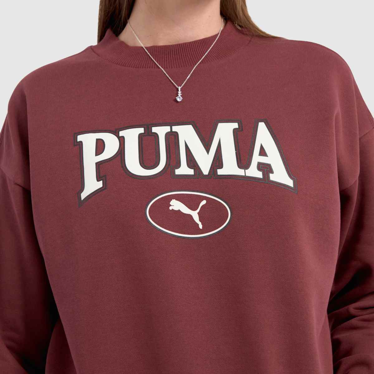 PUMA – Squad – Vinröd tröja