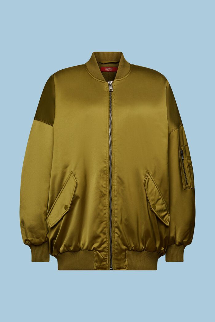 Bomberjacke aus Satin