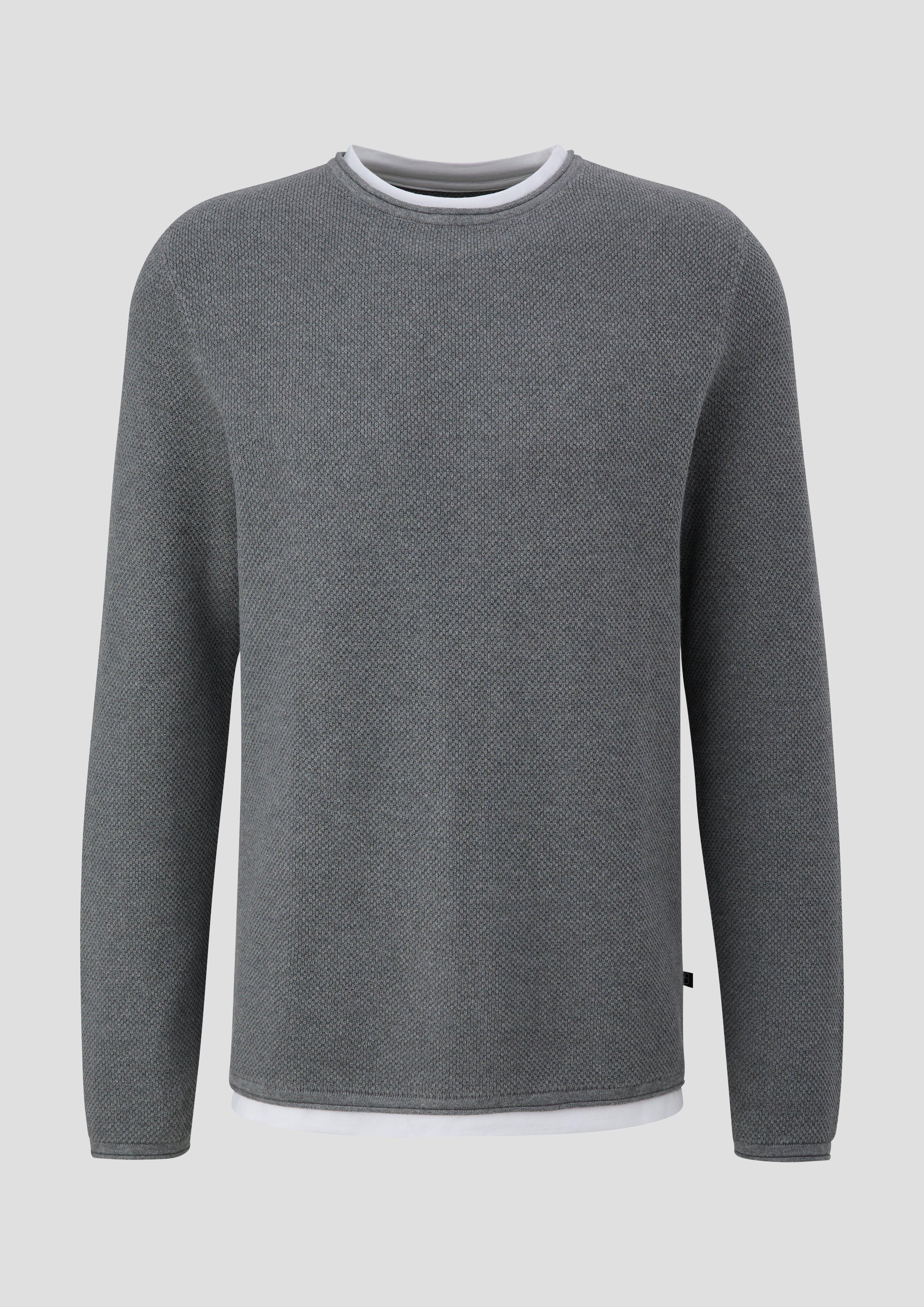 Strickpullover aus reiner Baumwolle  2151768-9730
