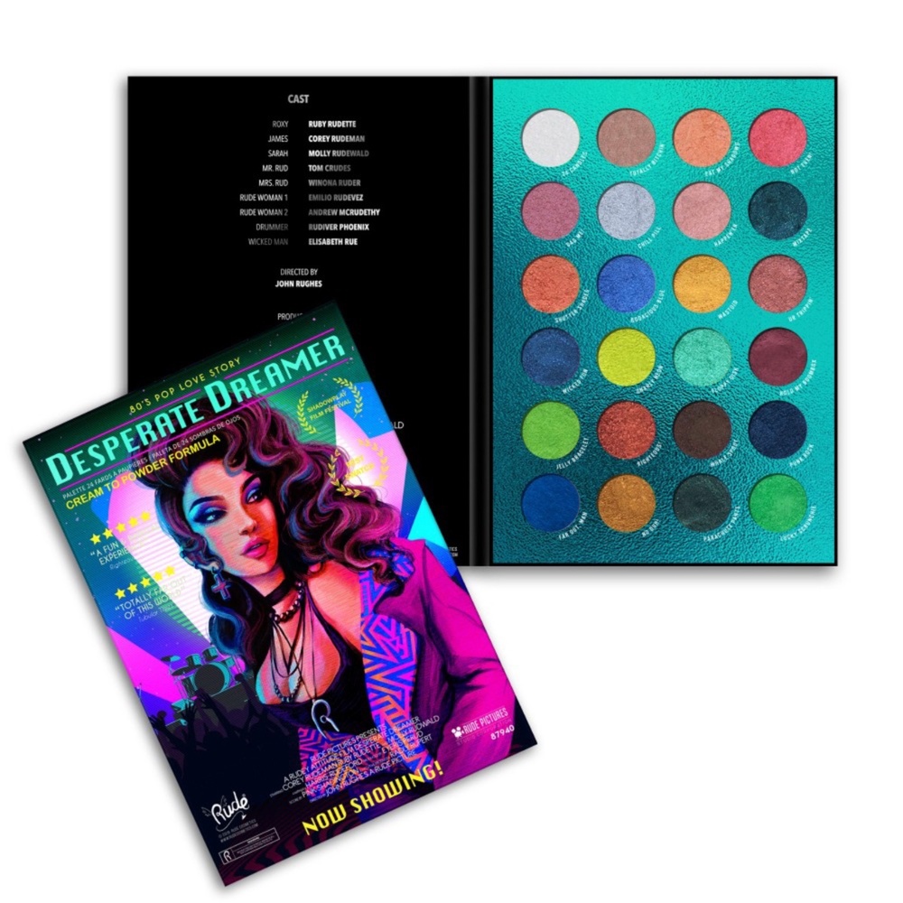 Rude Cosmetics DESPERATE DREAMER 24 Eyeshadow Palette Palette fard à paupières