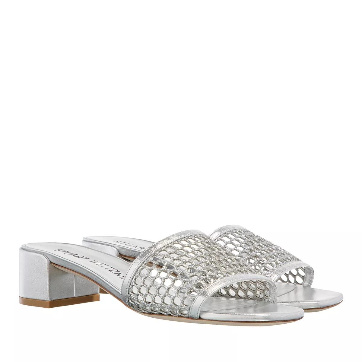 STUART WEITZMAN Pantoletten silber Slide