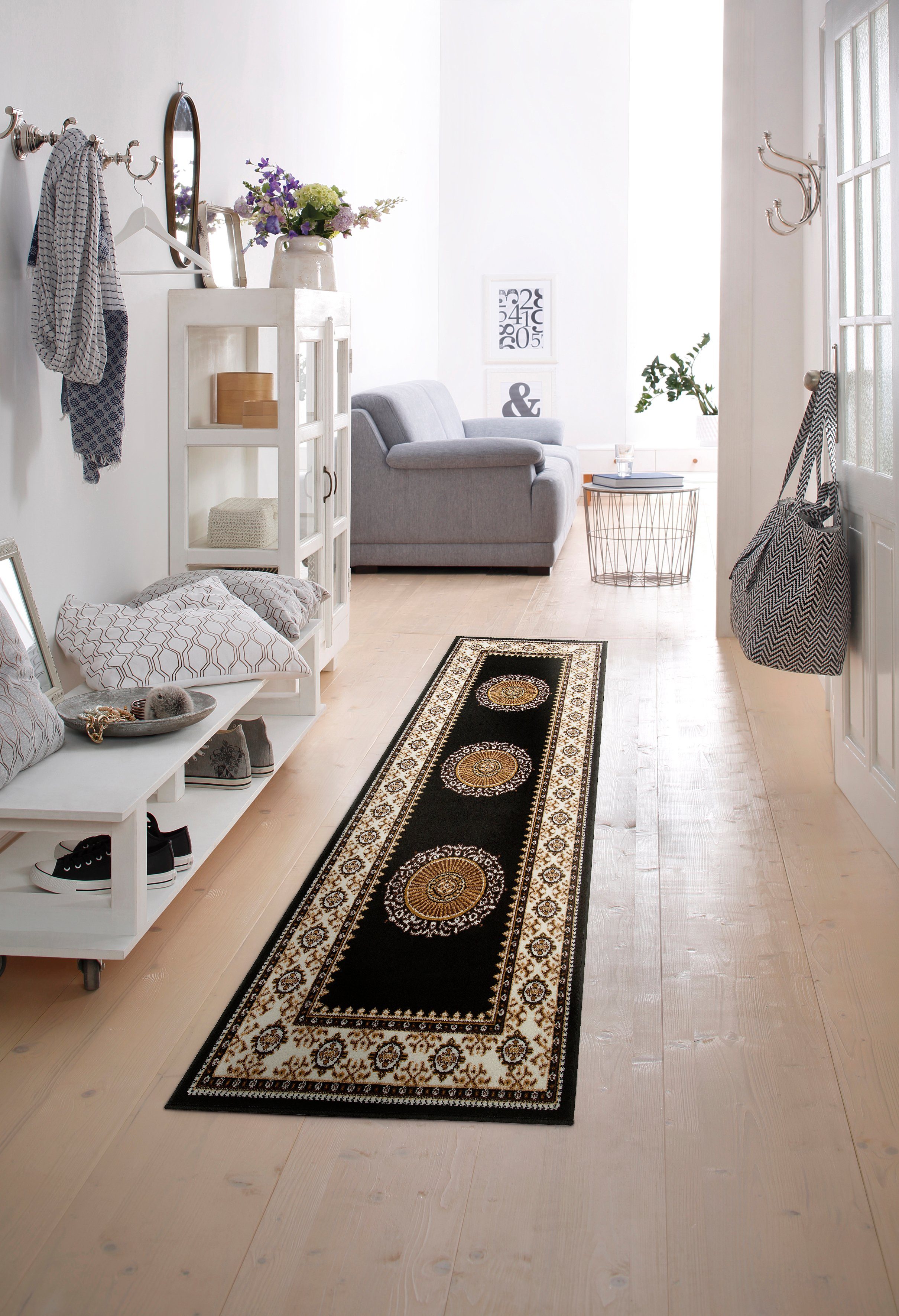 Läufer Shari, Home affaire, rechteckig, Höhe: 7 mm, Teppich-Läufer, Orient-Optik