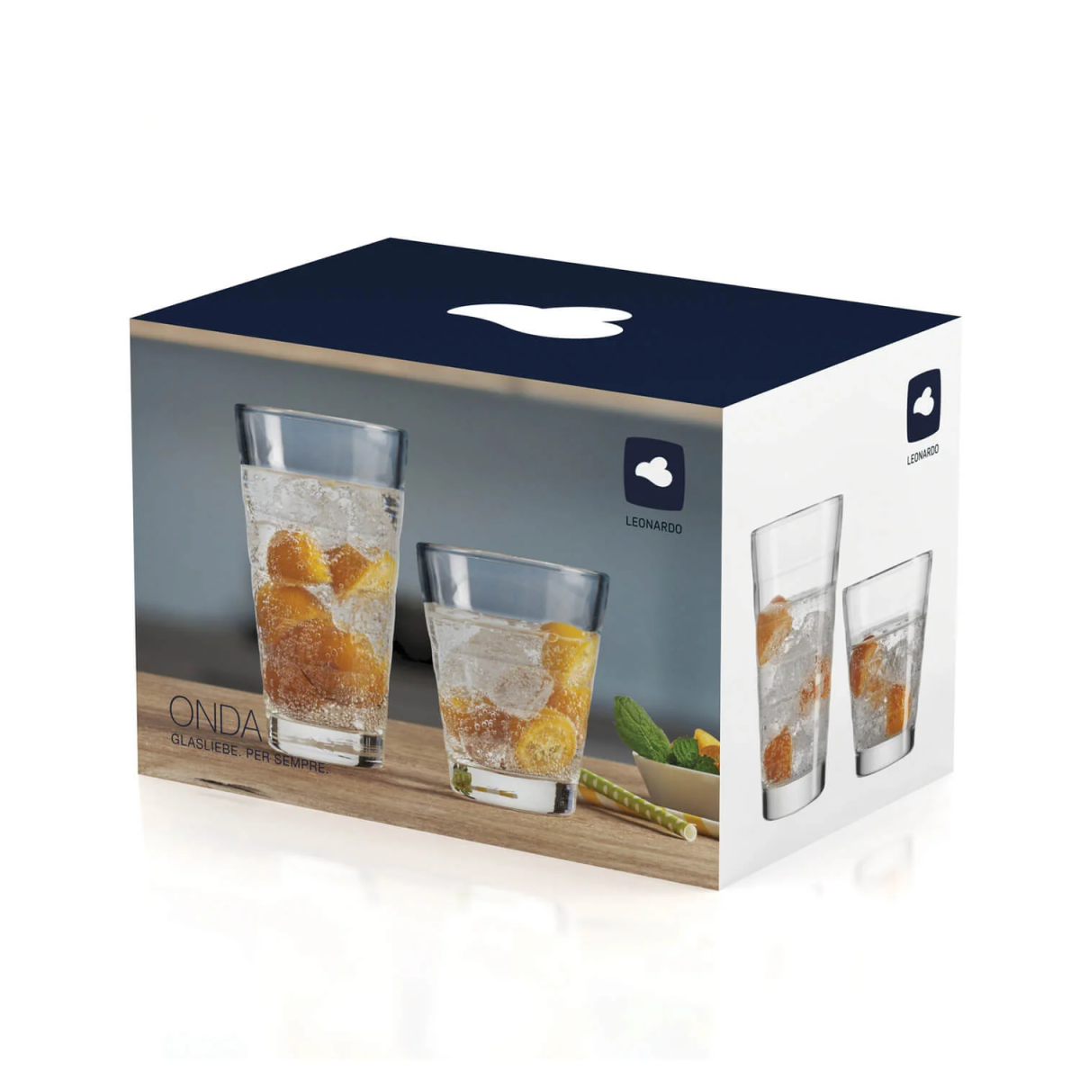 Leonardo 12-tlg Becher-Set Onda