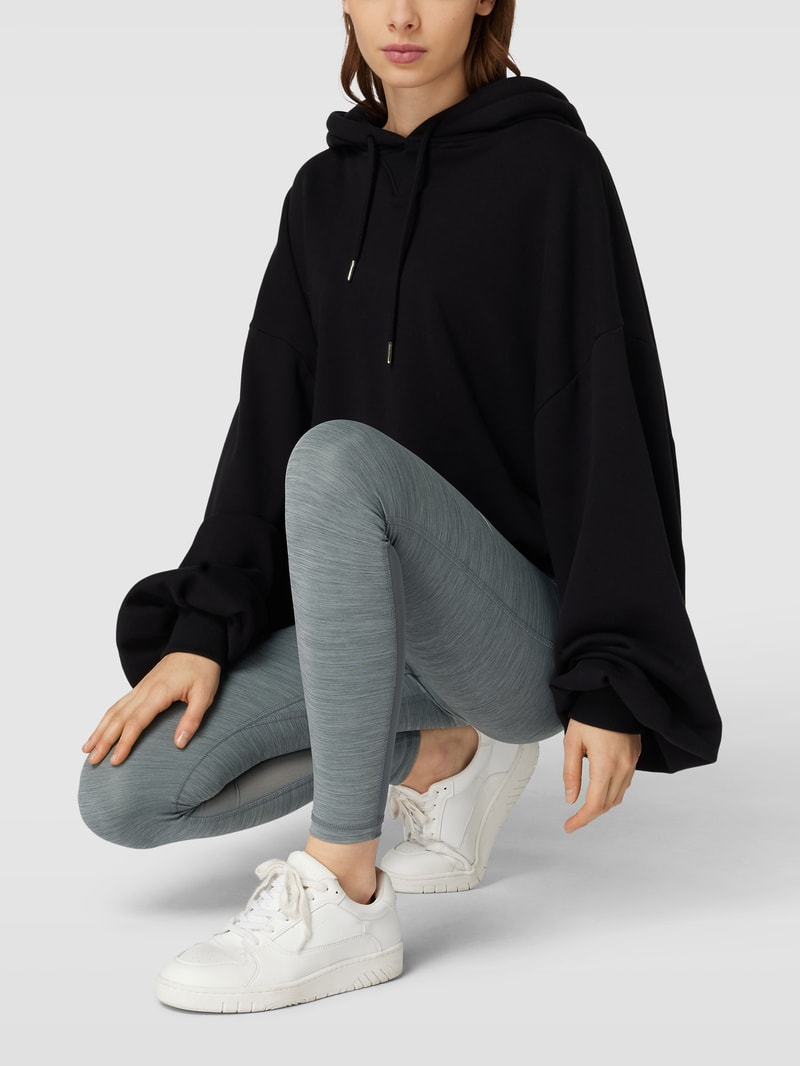 Leggings mit elastischem Bund Modell 'Pro 365' in dunkelgrau meliert