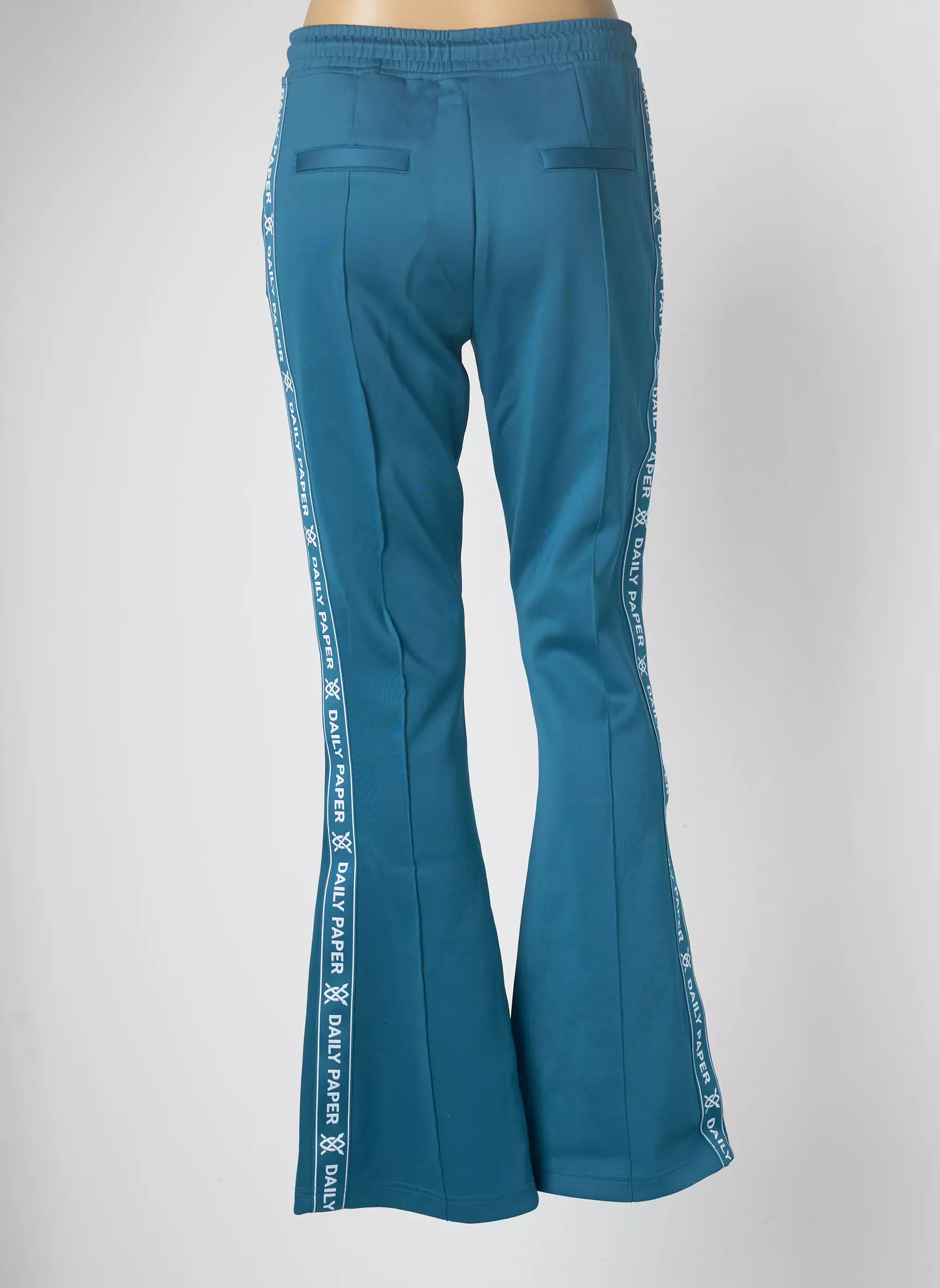 Daily Paper Pantalons Droits Femme couleur bleu