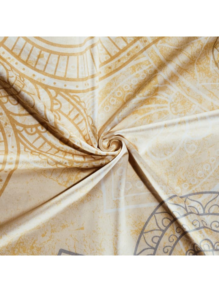 Erwin Müller Mako-Satin Wendebettwäsche in beige günstig kaufen