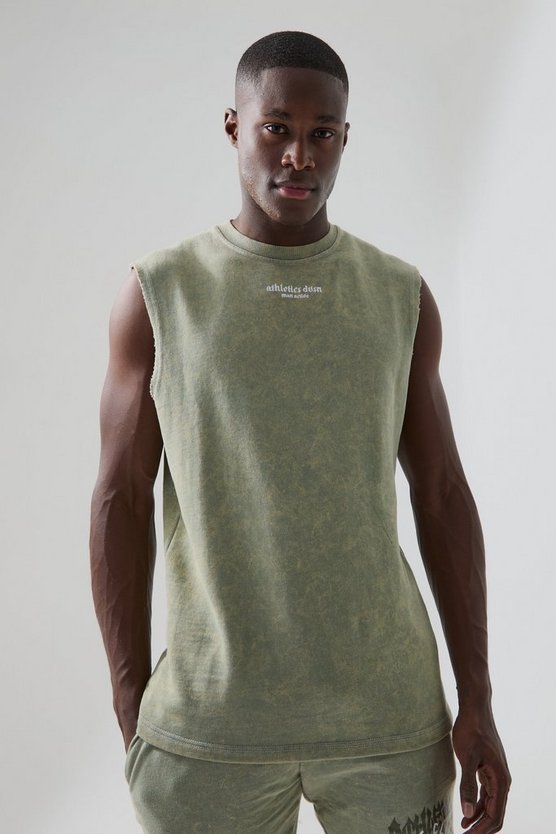 Man Active Tanktop mit Print