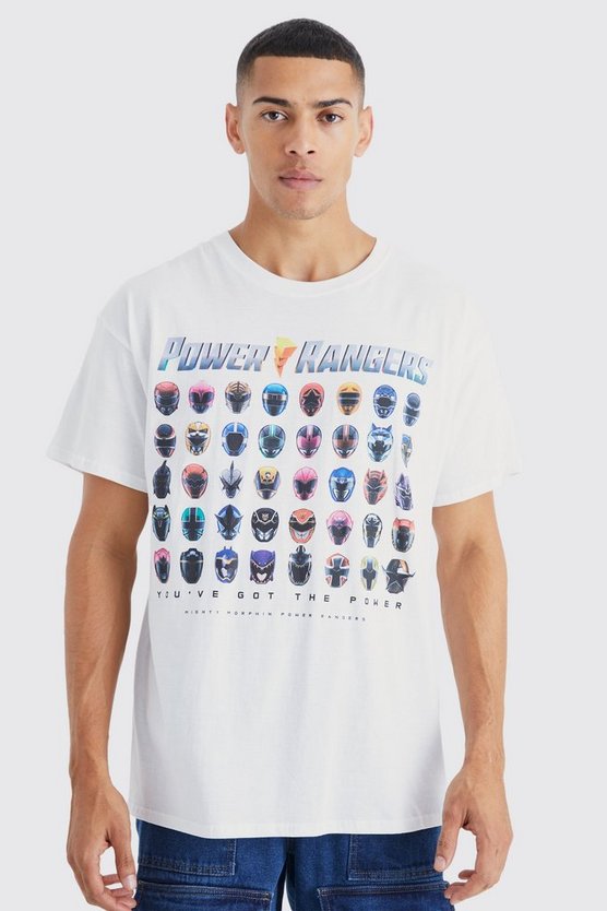 Oversize T-Shirt mit lizenziertem Power Rangers Print