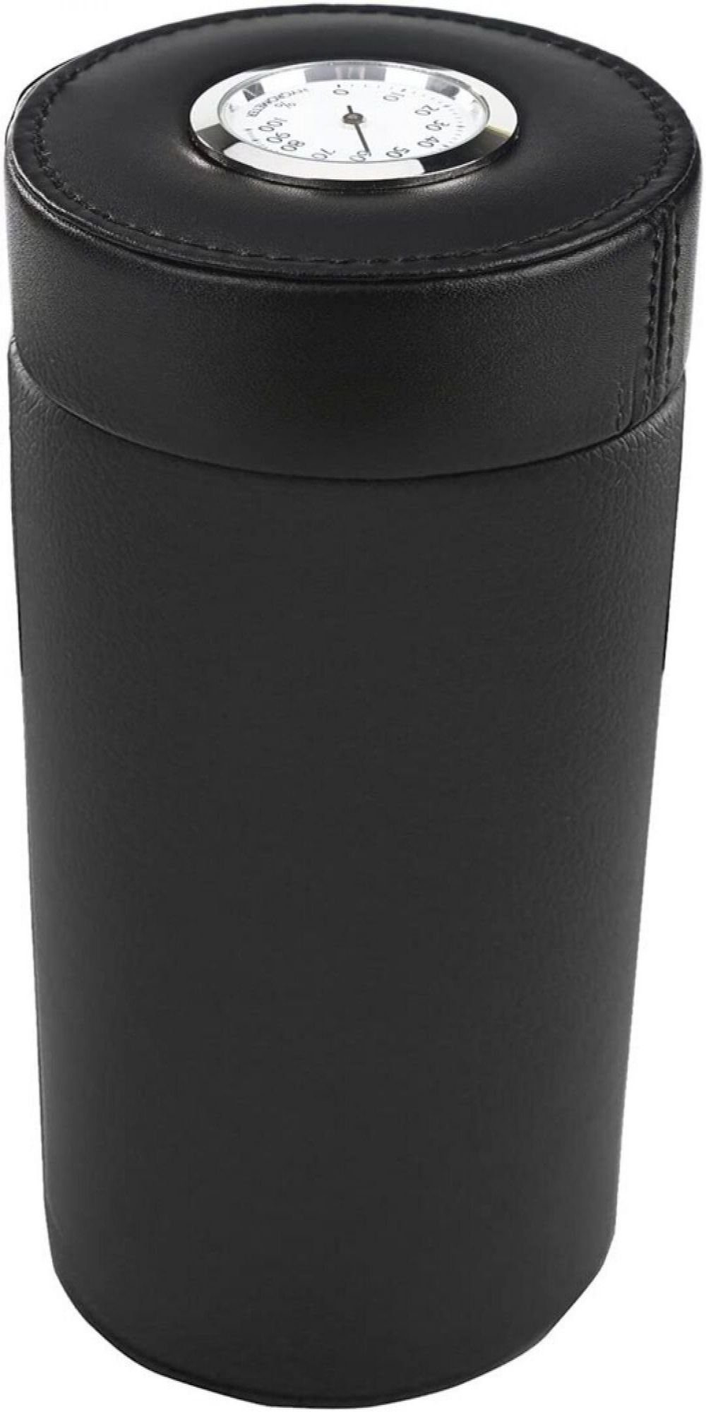 Devenirriche Humidor Zigarrenetui,Zedernholz gefüttert Leder Zigarre Humidor mit Befeuchter