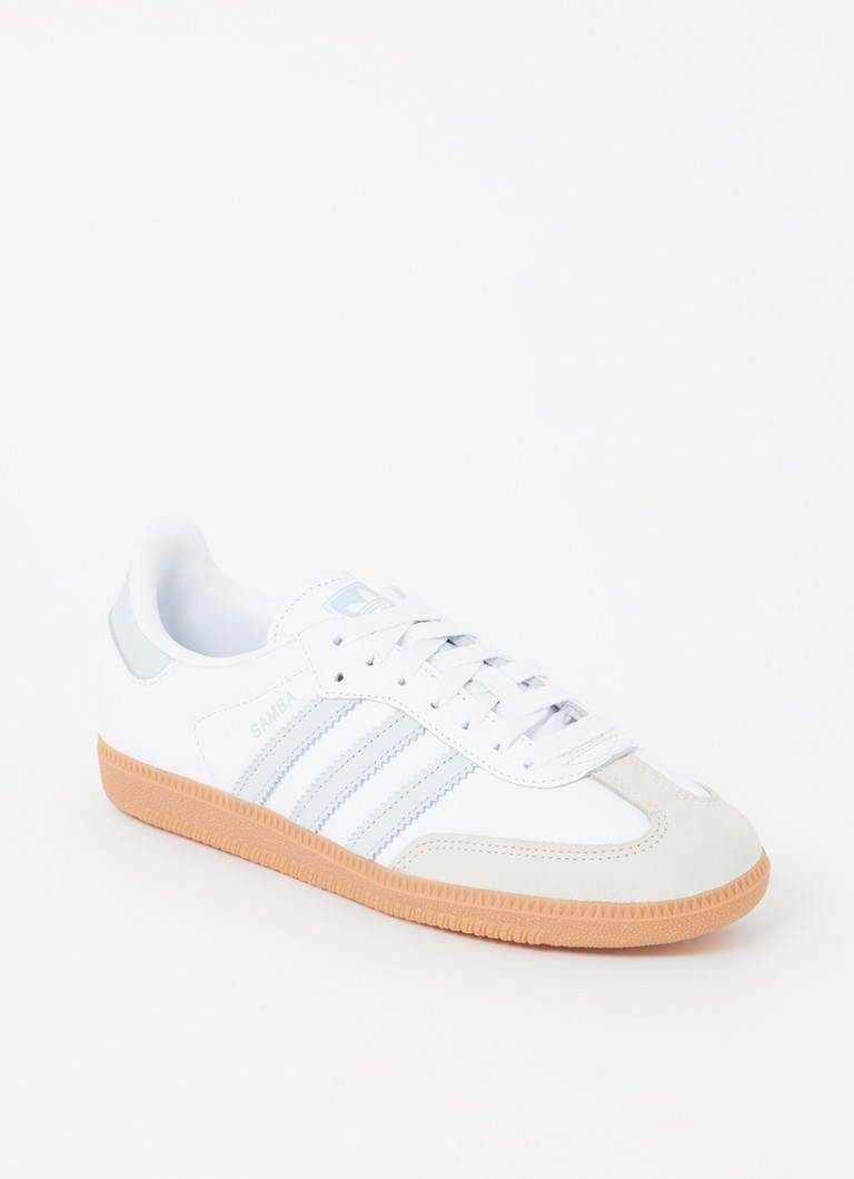 Kožené tenisky Adidas Samba OG so semišovými detailmi