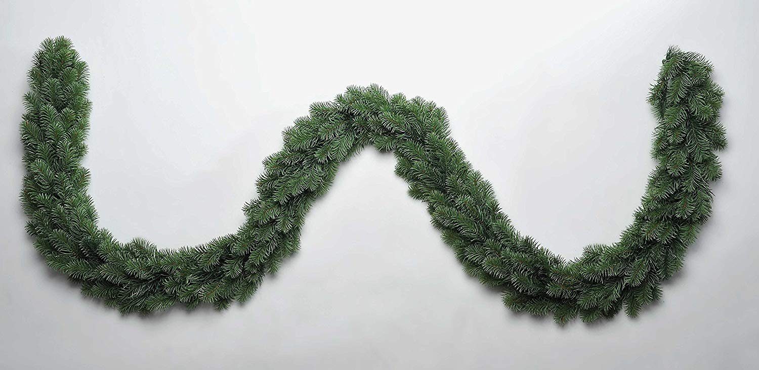 Kunstgirlande Xenotec Voll PE Weihnachtsgirlande künstlich Länge ca. 270cm naturgetreu im Spritzgussverfahren hergestellt künstliche Tannenzweige, Xenotec, Höhe 270 cm, Naturgetreu eingefärbt - B1 