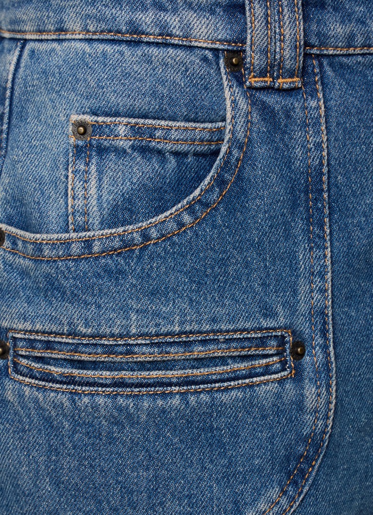 Jean Isabel Marant Betiane taille haute à jambes larges, délavage moyen