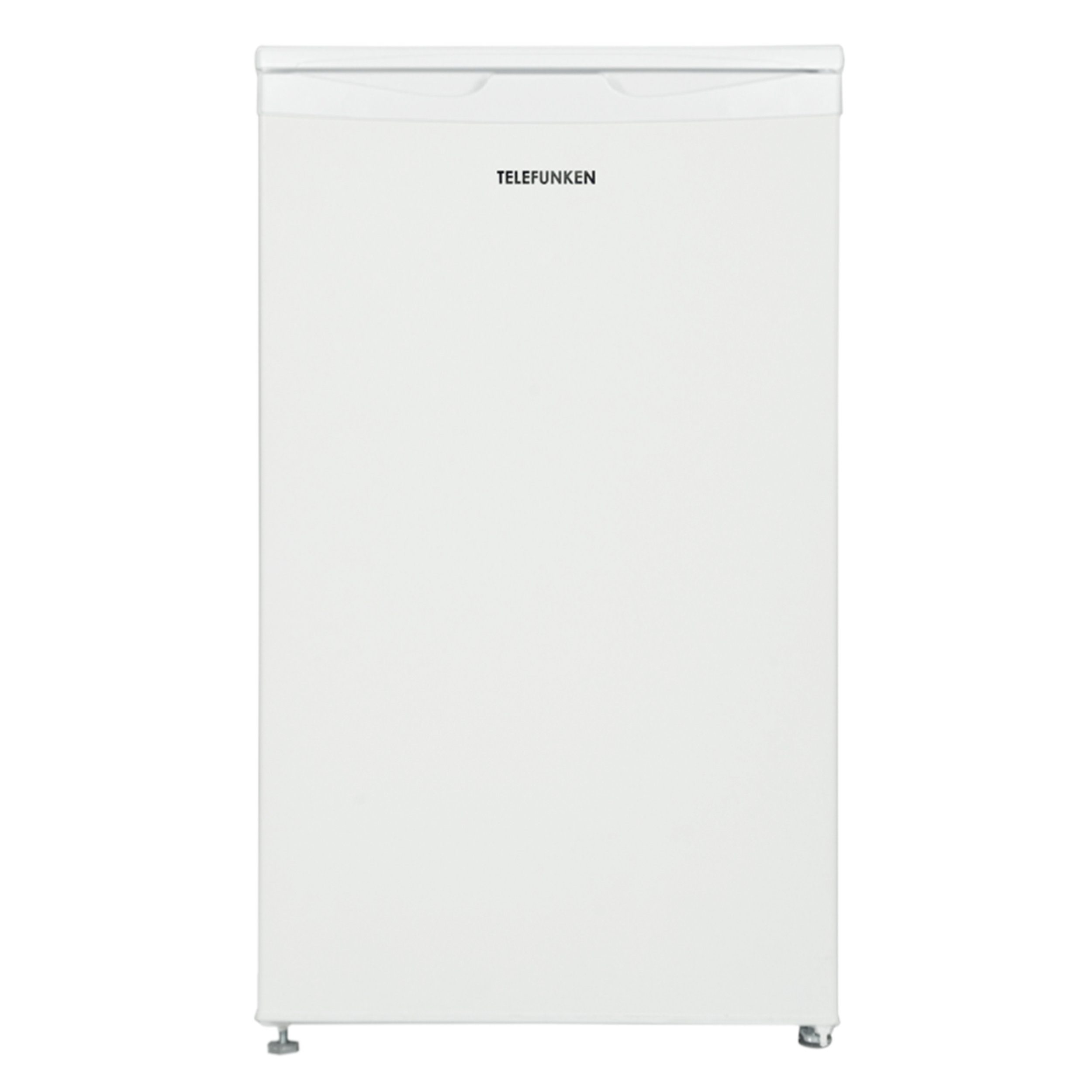 Telefunken Kühlschrank CF-32-151-W, 83.8 cm hoch, 48 cm breit, Tischkühlschrank mit Gefrierfach, 81 L Gesamt-Nutzinhalt