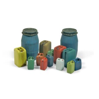 Vallejo Scenics - Assorted Modern Plastic Drums #2 (14)