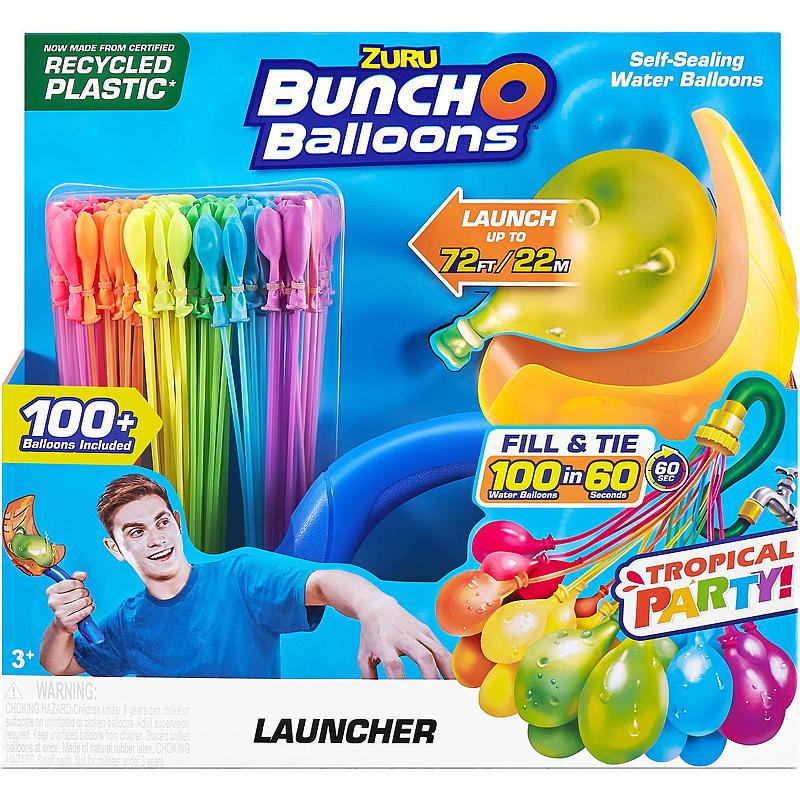 Bunch O Ballons Vannballonger 100 stk m/kaster