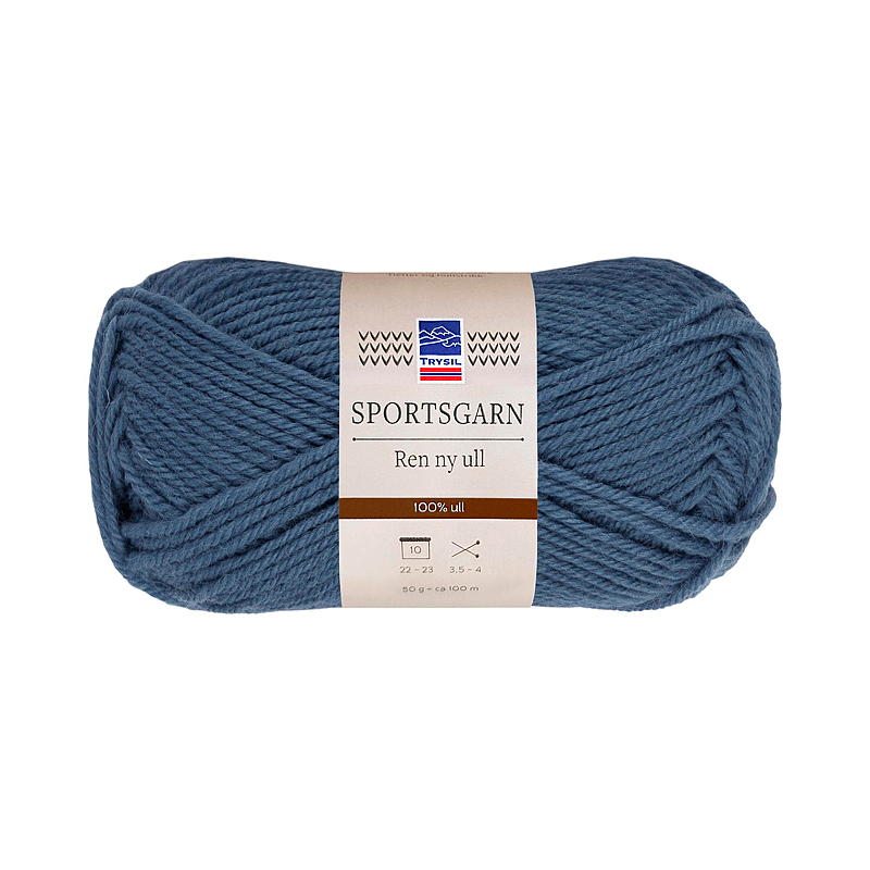 Trysil Sportsgarn mørk denim