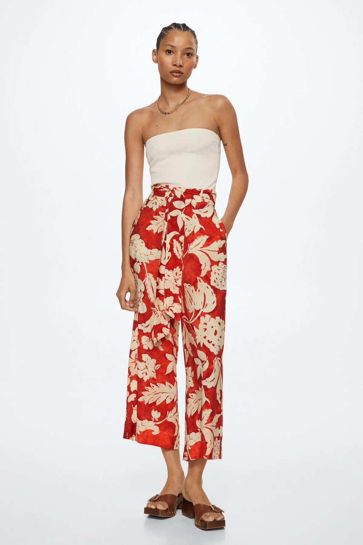 MANGO  Orange Damenhose 37000381