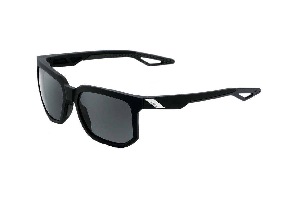 100 Percent Centric soft tact black / Peakpolar Grey Lens