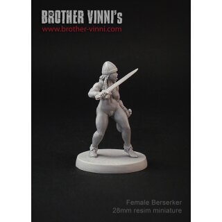 Female Berserker with Wine (28 mm)
