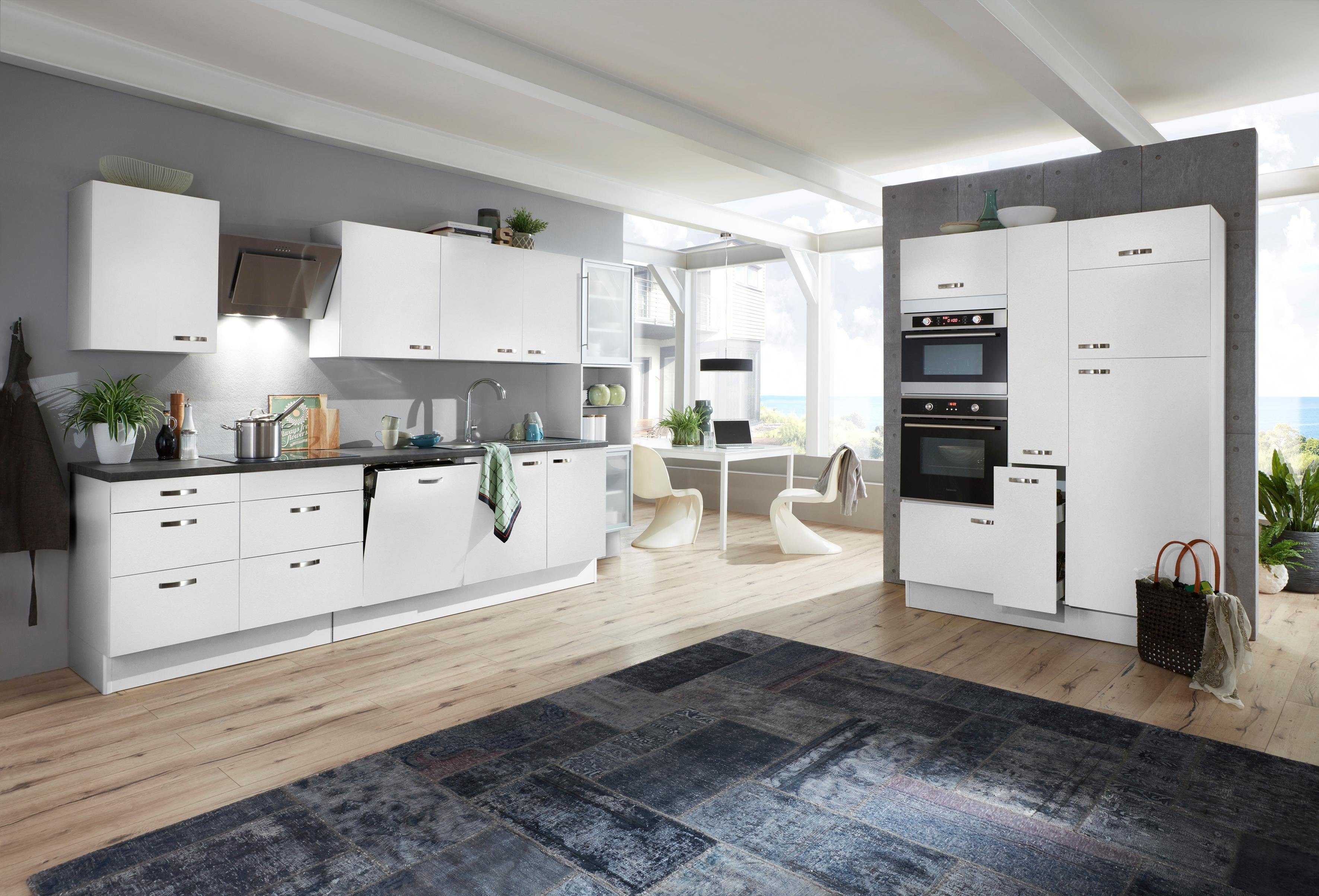 OPTIFIT Küchenzeile Cara, mit Vollauszügen und Soft-Close-Funktion, Breite 480 cm