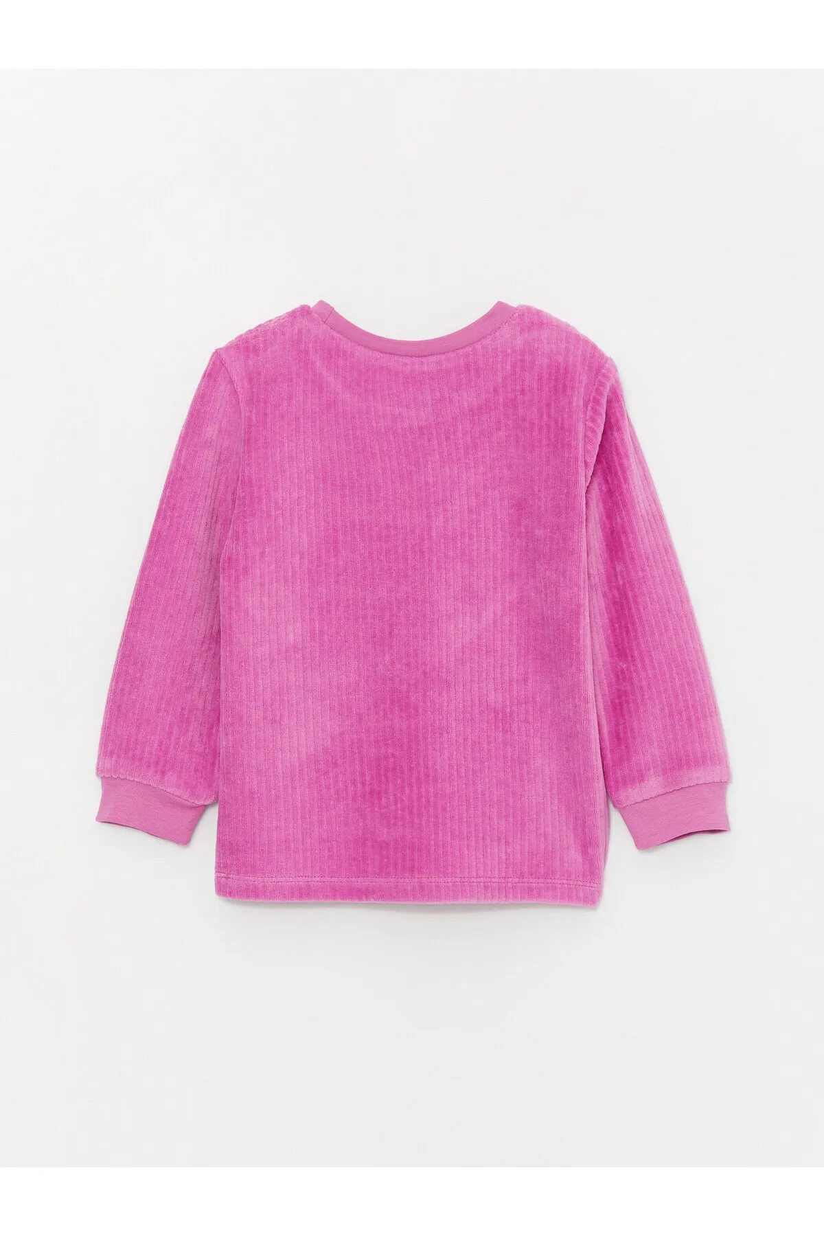 LC Waikiki  Langarm-Pyjama-Set aus Samt für Babys mit Rundhalsausschnitt