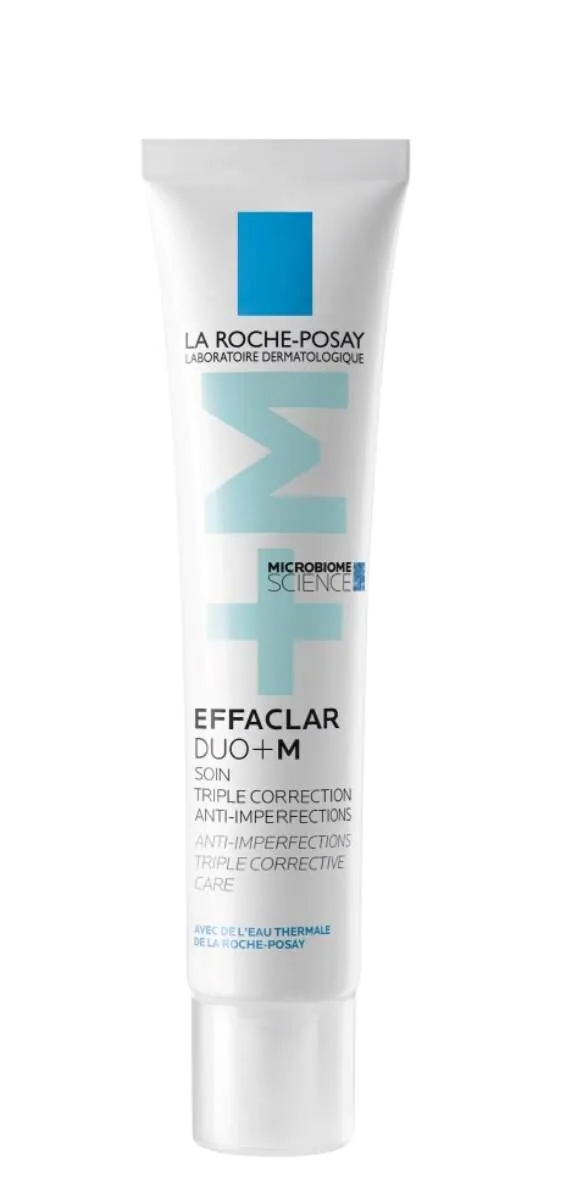„La Roche-Posay Effaclar Duo+ M“ trigubo poveikio kremas nuo spuogų