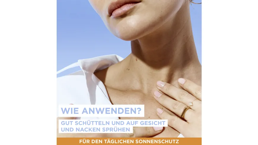 Garnier Ambre Solaire Sensitive expert+ Sonnenschutz Spray Gesicht LSF50 75 ml