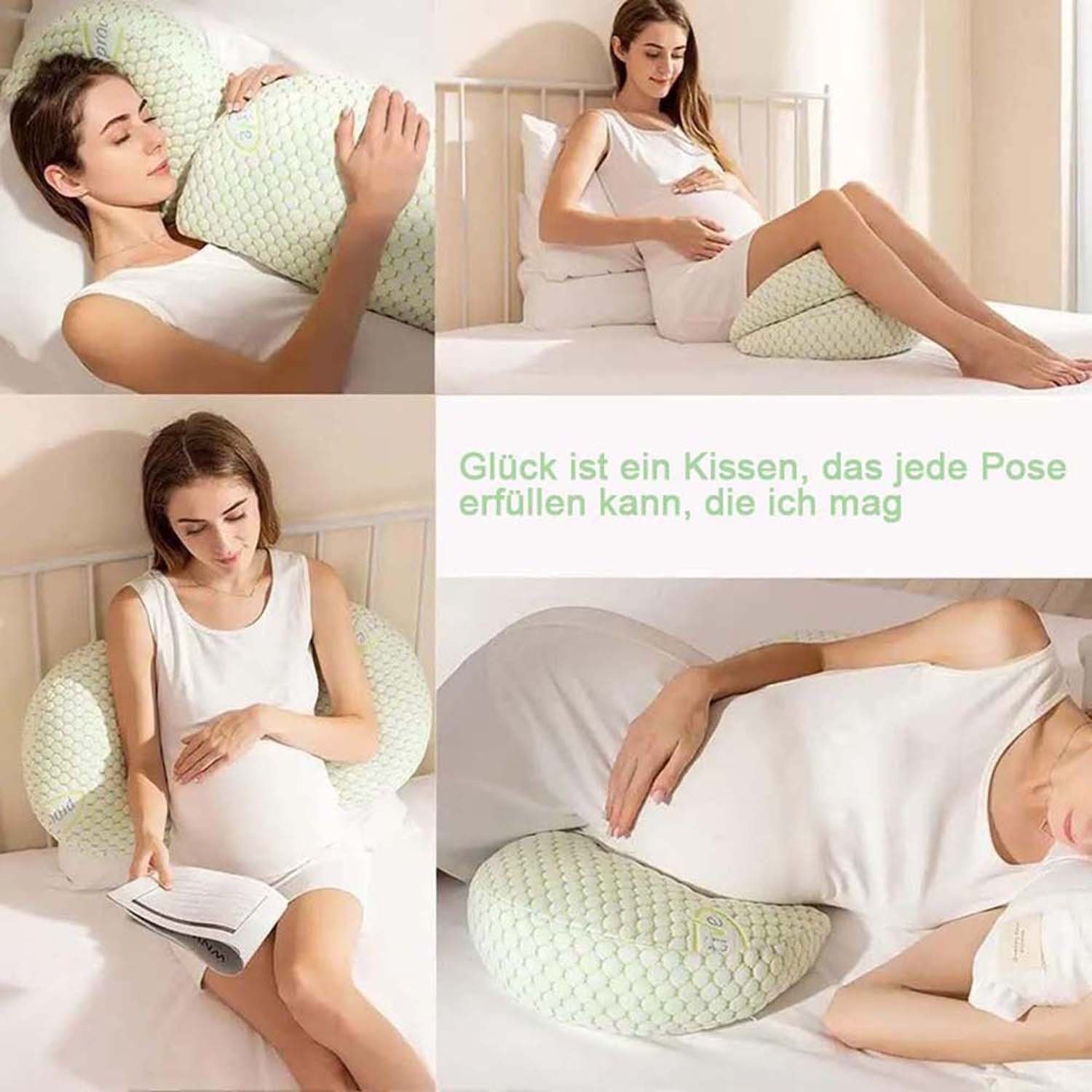 flowgoer Seitenschläferkissen Schwangere Frauen schlafen auf Seitenkissen
