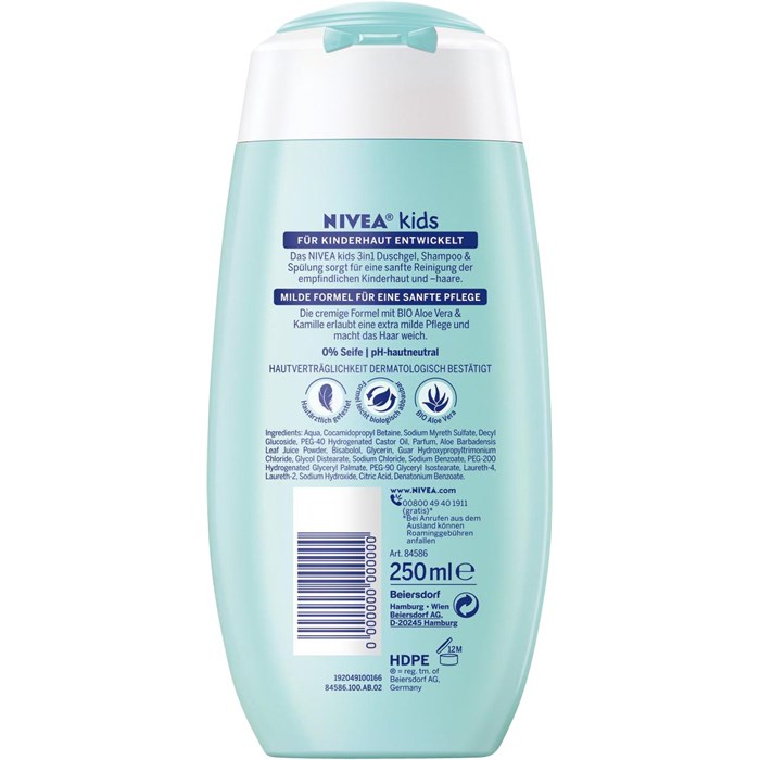 3in1 Duschgel & Shampoo & Spülung