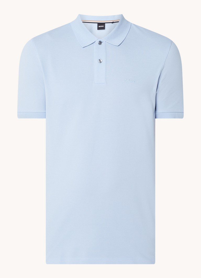 Polo HUGO BOSS Pallas de corte regular em algodão piqué