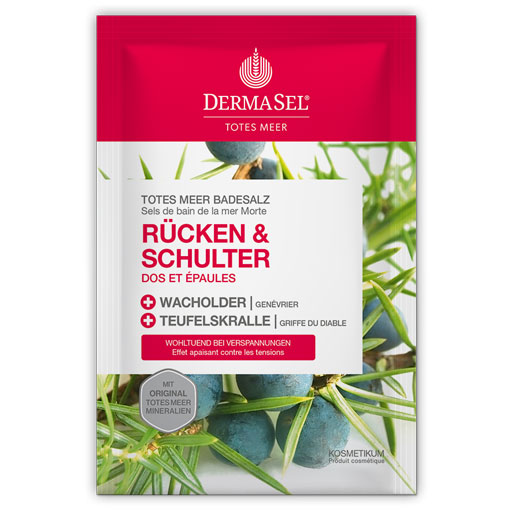 DERMASEL Totes Meer Badesalz Rücken & Schulter  80 g  Bad