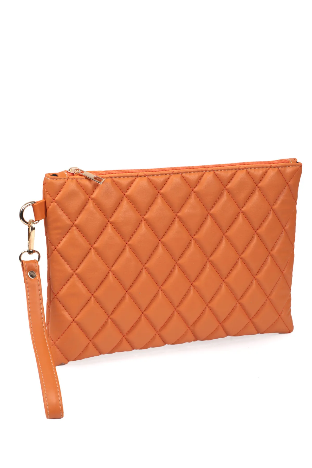 Capone Outfitters  Capone Orange Paris Quilted Orange Damentasche